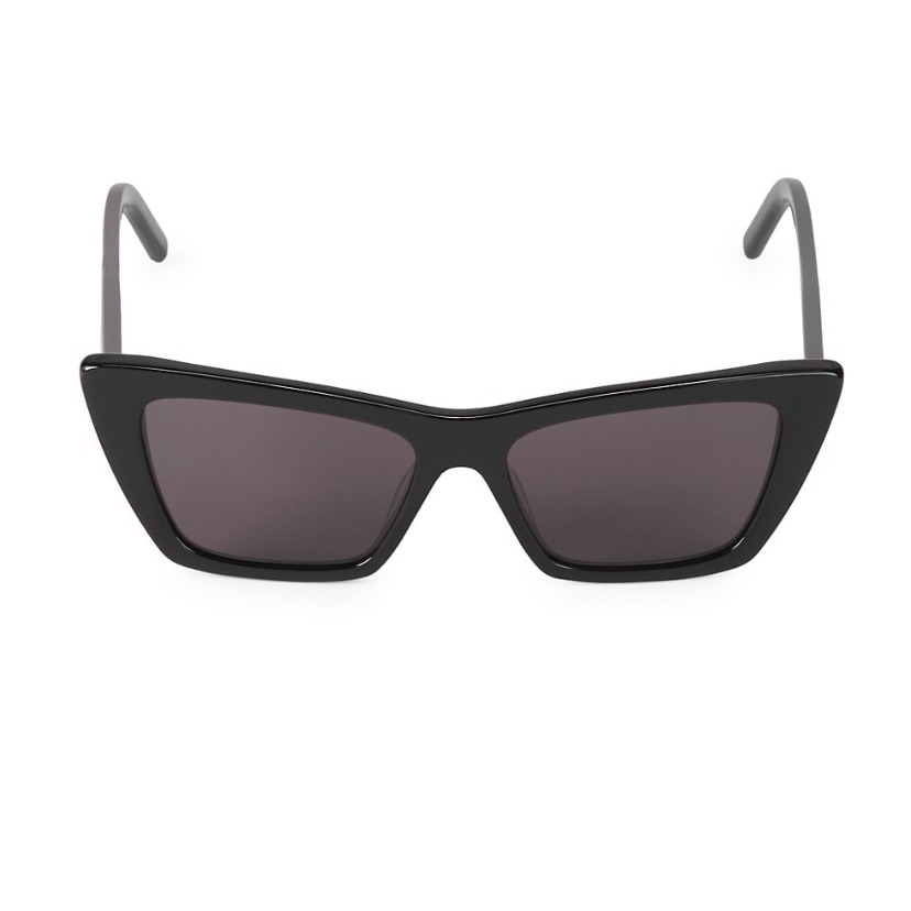 Saint Laurent Cateye Sunglasses Mica Black 53mm